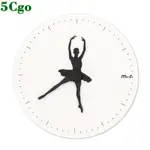 5CGO創意客廳芭蕾舞掛鐘者掛鐘個性家用藝術掛表現代簡約北歐石英鐘錶T565326842013