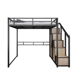 ✅訂製鐵架床-保固✅鐵架床 多功能床 鐵藝高架床 上層單人鐵架床 多功能樓閣式床 上床下空#免費規劃#上門安裝