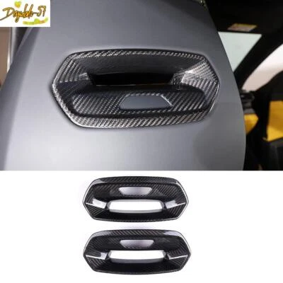 For Lamborghini URUS 2018-21 Carbon fiber Seat Headrest Back Hook Cover Decor