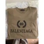 BALENCIAGA 巴黎世家麥穗短袖上衣短T二手九成保證正品