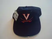 VIRGINIA CAVS GOLF BEACH strapback DEADSTOCK HAT CAP VINTAGE P4