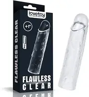 Flawless Clear Penis Extender - Adds 1 Inch