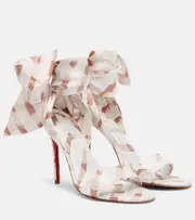 [Christian Louboutin] Christian Louboutin Miss Z Sandal Du Désert 100 sandals AU 11 white
