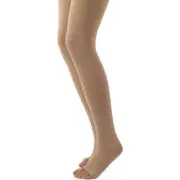 Sigvaris Natural Rubber Thigh High 50-60 mmHg, Open Toe Compression Support