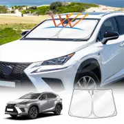 WindScreen Sun Shade for Lexus NX Series NX200 NX200t NX300 NX300h 2014-2021 Blocks UV Rays Foldable Custom Wind Screen Sun Visor Protector
