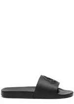 Moncler Basile Logo Rubber Sliders - Black - 41 (IT41 / UK7) 41 (IT41 / UK7)