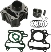65cc Racing Big Bore Cylinder Block Kit For SYM Mio Allo Cello Orbit Fiddle 2 3 Symphony S-SR Symply II X-Pro 50cc XS142QMB accessories