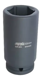 SP Tools Socket Impact Deep 3/4 Drive 6 Point 32mm SP24832