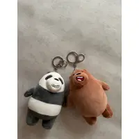 在飛比找蝦皮購物優惠-MINISO x 熊熊遇見你 WeBareBears 吊飾娃