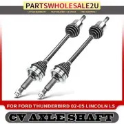 2Pcs Rear LH & RH CV Axle Assembly for Ford Thunderbird 02-05 Lincoln LS 03-06 (for: Ford)