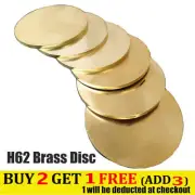 H62 brass round plate, round copper plate, copper gasket, solid round plate