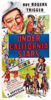 Under California Stars poster top Roy Rogers Andy Devine Trig- 1948 Old Photo