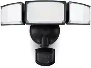 72W LED Security Light, 7500LM, 5000K Daylight, 3-Head Motion Sensor, IP65