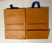 2x LOUIS VUITTON Shopping Tote Bag Authentic Empty Paper Gift Bag (14"x10"x4.5")