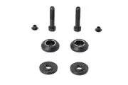 SW-Motech Mounting kit for handlebar end mirrors - Black. BMW models.
