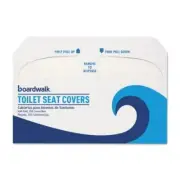 BOARDWALK K2500 2,500Half-Fold Toilet Seat Covers Only - 1 CASE= 10 PACKS OF 250