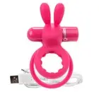 ScreamingO Charged O'hare Vibrating Rabbit Cock Ring - Pink