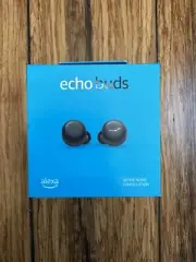 NEW SEALED Echo Buds (2nd Gen) with Active Noise Cancelation - Black