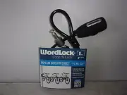 Wordlock Loop 'N Lock Bicycle Lock - NEW