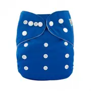 Alva Baby Solid Royal Blue Reusable Cloth Nappy