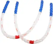 LOORGVEL Mini Jump Ropes for Children Exercise Ropes Made of Nylon Short Gymnastics Rope Great for Coordination Training Outdoor Fun