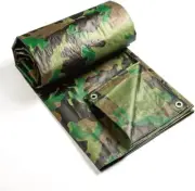 20' X 30' Tarp Camouflage Canopy Cover 5 Mils Thick Greenhouse Camo RV BOAT Tent