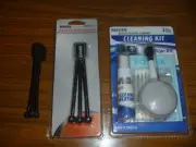 Bower Mini tripod & Deluxe camera cleaning kit NEW, plus extra free mini tripod