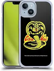 Head Case Designs Officially Licensed Cobra Kai Logo Graphics Soft Gel Case Compatible with Apple iPhone 14