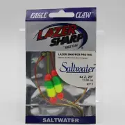 Eagle Claw Lazer Sharp Snapper Pro Rig L1030 Saltwater Sz 2 29in