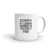 Thinking About My 750I Driver Car Lovers Vehicle Model Coffee Tea Ceramic Mug