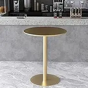 Coffee Table, Tall Top Table Round Bar Table Φ40/48/60/70cm Bistro Pub Table Metal Cocktail Counter Table, Kitchen Dining Desk, Wines Standing Sofa Side/end Table for Indoor