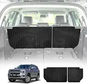 X-CAR Back Seat Protector for Ford Everest 2022-2025 All Weather Heavy Duty Car Seat Kick Mats Cover