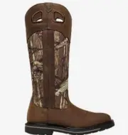 Lacrosse 532062M-8 17" Tallgrass Camo Snake Boot Size 8