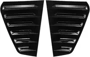 Car Rear Window Louvers Car Rear Window Blinds Side Louvers Vent Compatible For VW Golf 7 MK7 MK7.5 2014-2019 Also Compatible For GTI GTD R