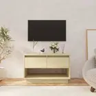 Tv Cabinet With 2 Drawers Sonoma Oak Chipboard
