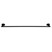 Barelli 900mm Matte Black Serenita Single Towel Rail