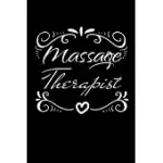 MASSAGE THERAPIST: BLANK LINED JOURNAL GIFT FOR MASSAGE THERAPIST