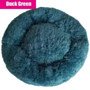 Large dog bed round washable pets bed winter warm sleeping plush dog kennel cat