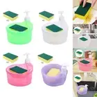 Soap Dispenser and Scrubber Holder Kitchen Soap Dispenser