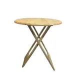 【籐椅之家】悠閒實木摺疊茶桌,可折合實木圓桌，木頭圓桌,餐桌 茶几桌  摺疊桌