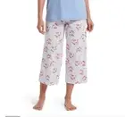 HUE Women's Sleepwell Knit Capri Pajama Pant LARGE