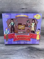 ANASTASIA 1997 Poseable Figures GIFT SET Together In Paris NIB Play Set Galoob