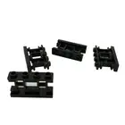 4 NEW LEGO Fence 1 x 4 x 2 Ornamental Asian Lattice with 4 Studs Black