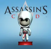 UNPAINTED Altair - Assasins Creed Chibi Style 3D Printed Mini Figure BH