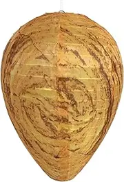 Wasp Nest Deterrents, Waterproof Fake Hornets Nest Yellow Jacket Trap Wasp, Nest Removal Tool Carpenter Bee Traps, Eco-Friendly Repellents for Wasps Hornets Yellow Jackets Helves