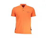 Napapijri Red Cotton Men Polo Shirt