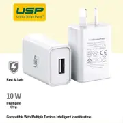 [MPA-6972475750435] 10W USB-A Fast Wall Charger White Intelligent Chip, Smart Charging, DC5V/3A