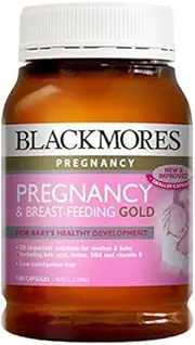 Blackmores Pregnancy & Breast-Feeding Gold | Supports a Healthy Pregnancy | 180 Capsules