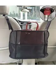Car Net Pocket Handbag Holder Seat Back Organizer Seat Side Storage Mesh Net Bag