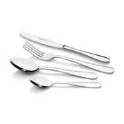 24pc Stanley Rogers Albany Stainless Steel Cutlery Spoon/Fork Tableware Set